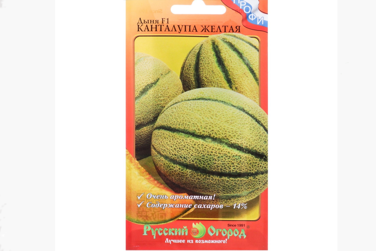 Дыня Канталупа желтая F1 (8шт)  (Рус. огор.)
