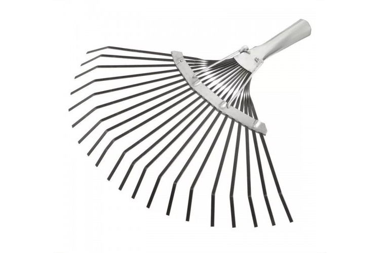 Грабли веер. оцинк. б/черенка
