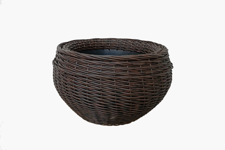 Кашпо ротанг Темное дерево 20 л