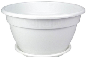 Кашпо Антик белый 3,6 л