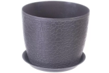 Кашпо Верона графитовый 3 л