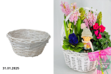 Корзина плетен. декоративн.
