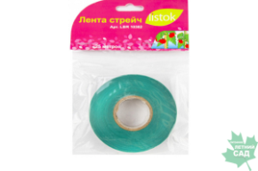 Лента-стрейч для подязки растений 25м Listok