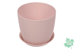 Кашпо Вязание чайная роза 2,8м с поддоном М3121