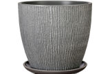 Горшок Гамбург серый бутон №7