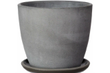 Горшок Грэй серый бутон №7